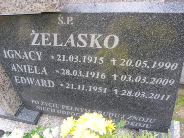 Edward ŻELASKO 1951 Bielsko-Biała - Grobonet - Wyszukiwarka osób pochowanych