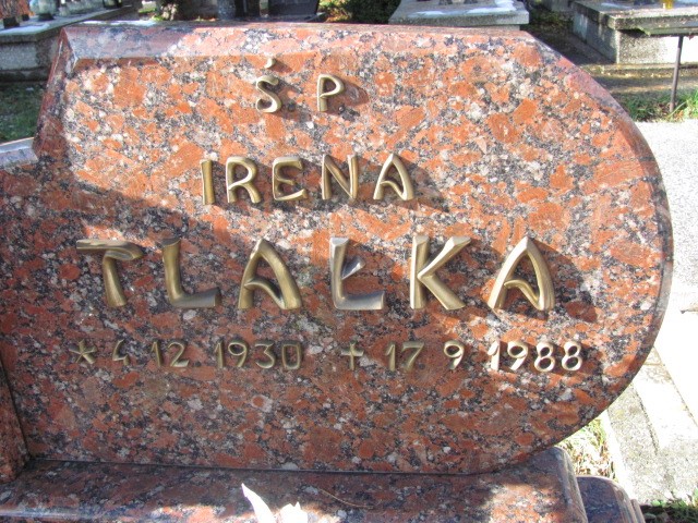 Irena TLAŁKA 1930 Bielsko-Biała - Grobonet - Wyszukiwarka osób pochowanych