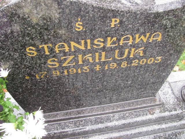 Stanisława Szkiluk 1913 Bielsko-Biała - Grobonet - Wyszukiwarka osób pochowanych