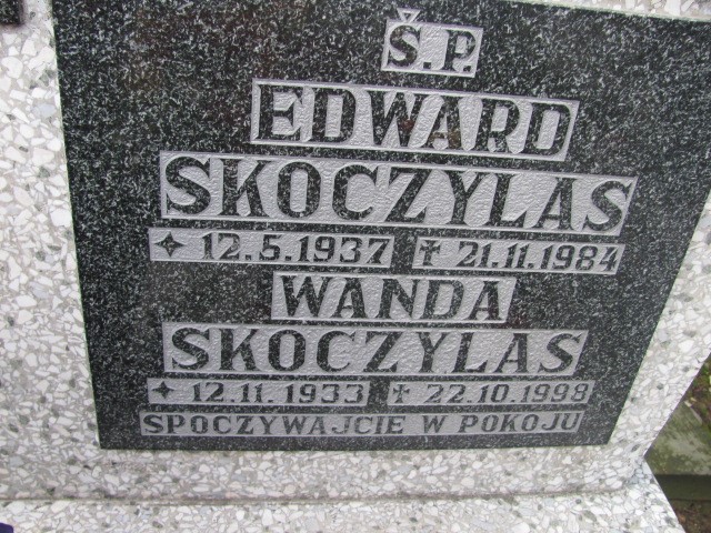 Edward SKOCZYLAS 1937 Bielsko-Biała - Grobonet - Wyszukiwarka osób pochowanych