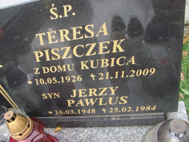 Teresa PISZCZEK 1926 Bielsko-Biała - Grobonet - Wyszukiwarka osób pochowanych