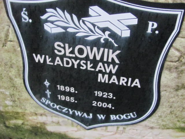 Władysław SŁOWIK 1898 Bielsko-Biała - Grobonet - Wyszukiwarka osób pochowanych