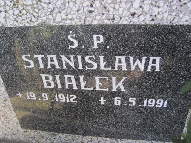 Stanisława BIAŁEK 1912 Bielsko-Biała - Grobonet - Wyszukiwarka osób pochowanych