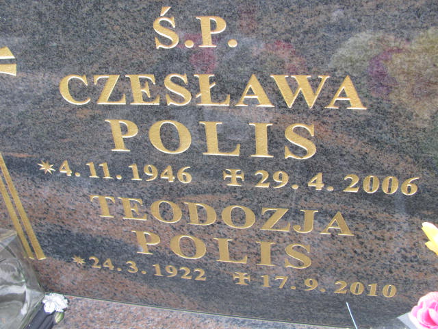 Teodozja POLIS 1922 Bielsko-Biała - Grobonet - Wyszukiwarka osób pochowanych