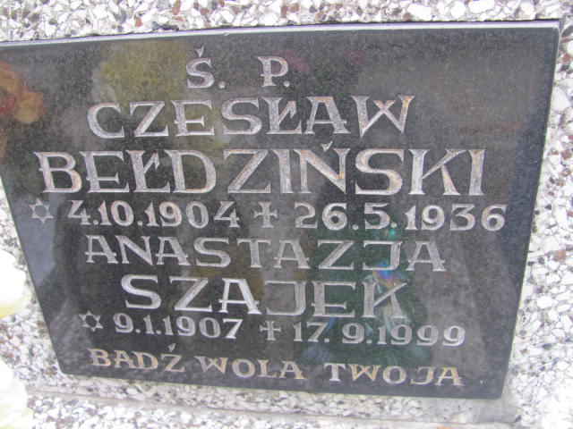 Anastazja SZAJEK 1907 Bielsko-Biała - Grobonet - Wyszukiwarka osób pochowanych