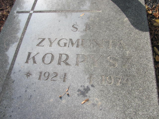 Zygmunta KORPYSZ 1924 Bielsko-Biała - Grobonet - Wyszukiwarka osób pochowanych