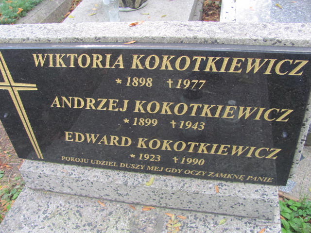 Wiktoria KOKOTKIEWICZ 1897 Bielsko-Biała - Grobonet - Wyszukiwarka osób pochowanych