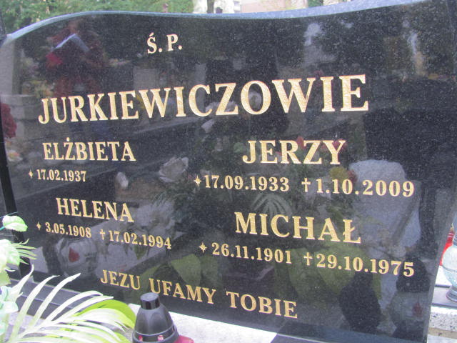 Jerzy JURKIEWICZ 1933 Bielsko-Biała - Grobonet - Wyszukiwarka osób pochowanych