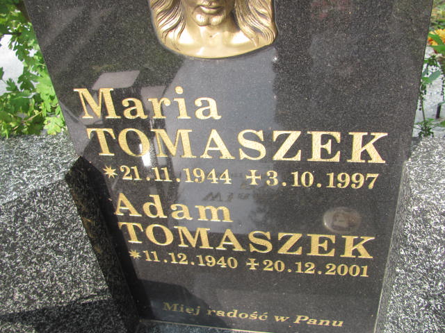 Maria TOMASZEK 1944 Bielsko-Biała - Grobonet - Wyszukiwarka osób pochowanych